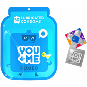 You Me ROMEO - extra lubrikované kondómy (50 ks)
