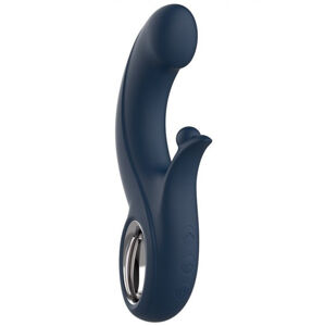 Vibrátor s výbežkom na klitoris Blissful G-Spot Thrill (20 cm)