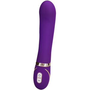 Vibrátor s dvojitým silikónom Front Row Purple + darček Toybag