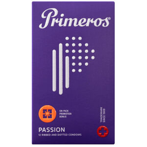 Primeros Passion – vrúbkované kondómy (12 ks)