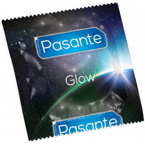 Pasante Glow – svietiaci kondóm (1 ks)