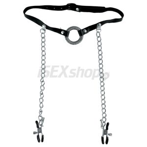 Bedroom Fantasies Nipple Clamps &amp;amp; O-Ring Gag