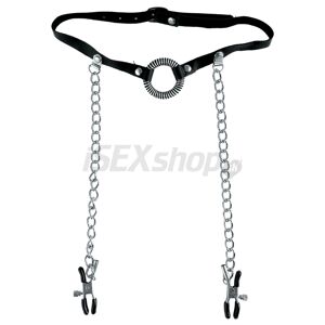 Fetish Fantasy Limited Edition O-Ring Gag and Nipp