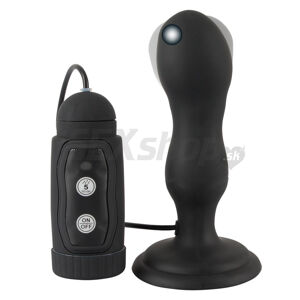Black Velvet suction foot, rotating anal vibrator