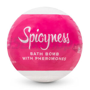 Obsessive Bath Bomb Floral Spicy šumivá guľa do kúpeľa s feromónmi 100 g