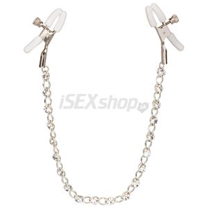 Crystal Chain Nipple Clamps