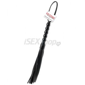 Fetish Fantasy Beaded Cat-O-Nine Tails Black