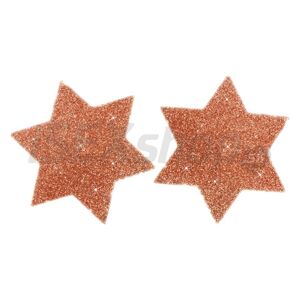 Cottelli Collection Accessoires Titty Sticker Star Big copper