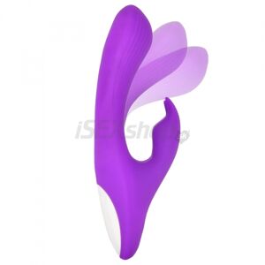 Flex nastaviteľný silikónový vibrátor so zajkom na klitoris