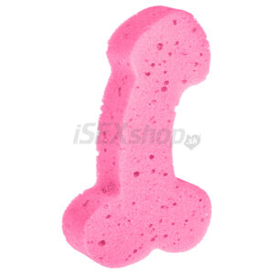 Špongia na sprchovanie penis ružová