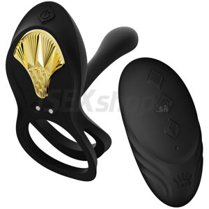Zalo Bayek Cockring Vibrator with Remote Control Black