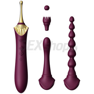 Zalo Bess 2 Clitoral Massager &amp;#45; bordový